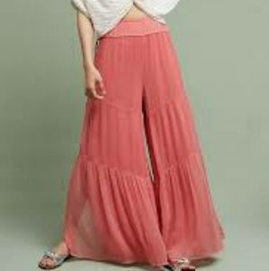 COPY - Anthropologie elevenses  Rockport wide leg pants M